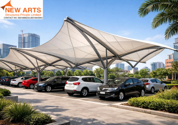 Tensile Car Parking Structure in Gurgaon